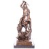 Sárkányölő Szent György - bronz szobor képe